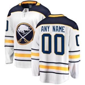 NHL Buffalo Sabres Trikot Benutzerdefinierte Fanatics Branded Auswärts Weiß Authentic